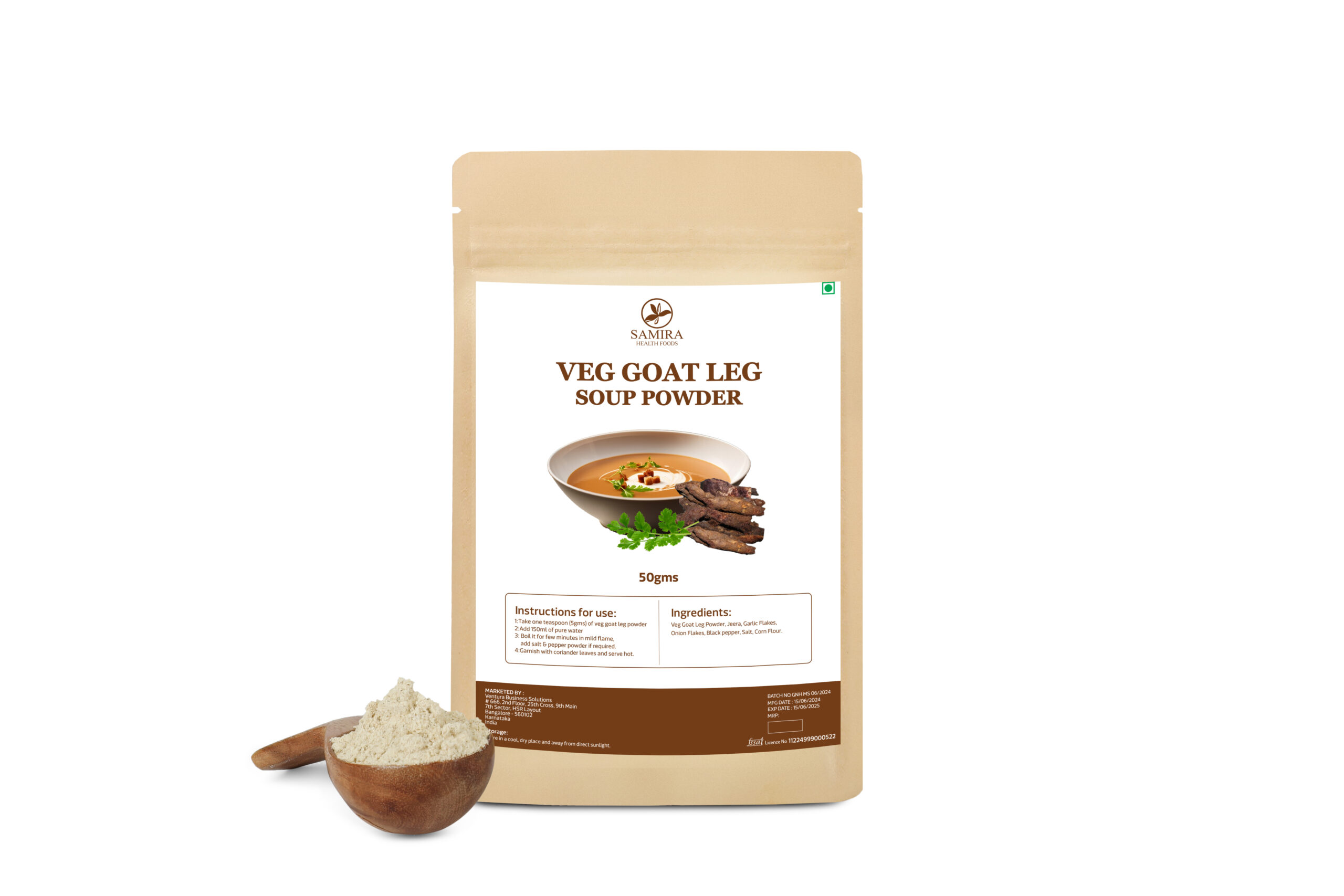 Veg Goat leg Soup Powder